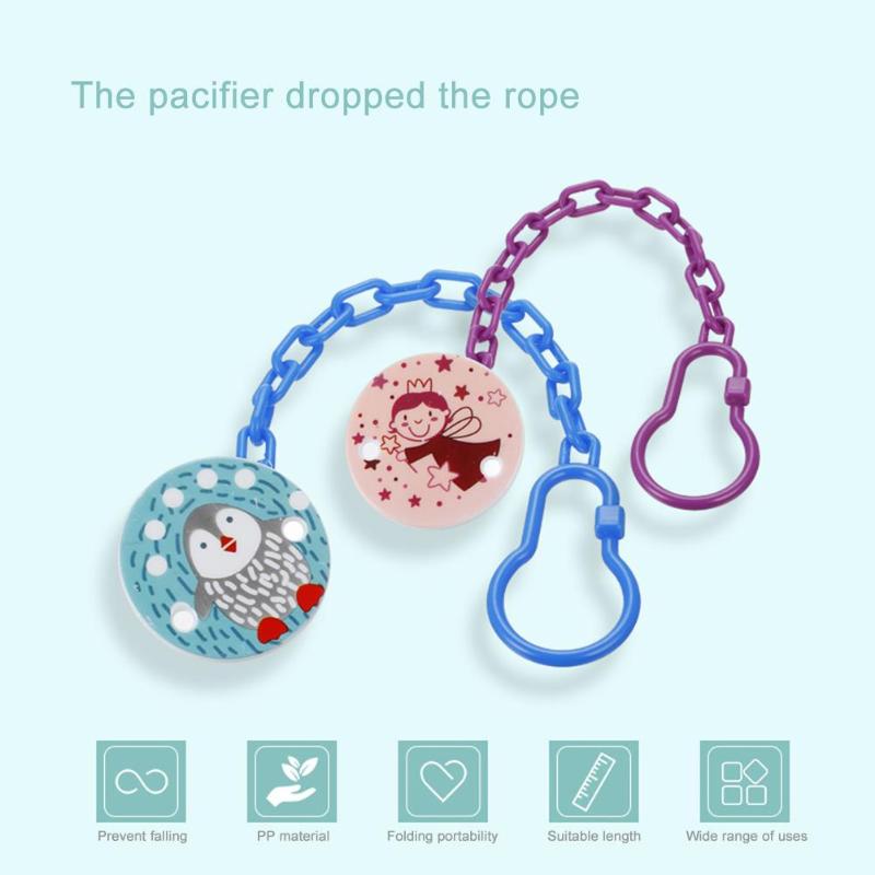 Toddlers Kids Pacifier Clips Soother Holder Cartoon Baby Pacifier Clip Pacifier Chain Dummy Clip Nipple Holder For Nipples